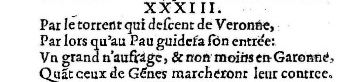 Nostradamus - Benoist Rigaud 1568