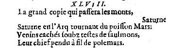 Nostradamus - Benoist Rigaud 1568