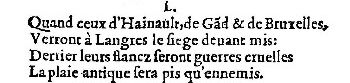 Nostradamus - Benoist Rigaud 1568