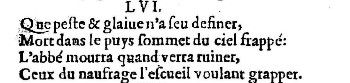 Nostradamus - Benoist Rigaud 1568