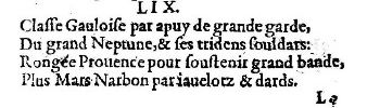 Nostradamus - Benoist Rigaud 1568