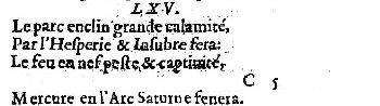 Nostradamus - Benoist Rigaud 1568