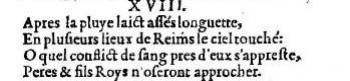 Nostradamus - Benoist Rigaud 1568