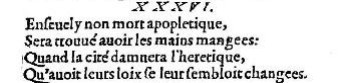 Nostradamus - Benoist Rigaud 1568