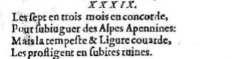 Nostradamus - Benoist Rigaud 1568