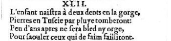 Nostradamus - Benoist Rigaud 1568