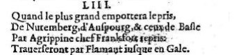 Nostradamus - Benoist Rigaud 1568