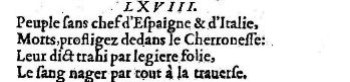 Nostradamus - Benoist Rigaud 1568