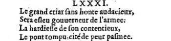 Nostradamus - Benoist Rigaud 1568