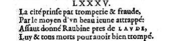 Nostradamus - Benoist Rigaud 1568