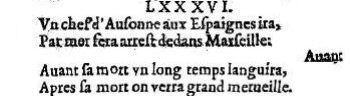 Nostradamus - Benoist Rigaud 1568