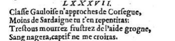 Nostradamus - Benoist Rigaud 1568