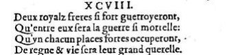 Nostradamus - Benoist Rigaud 1568