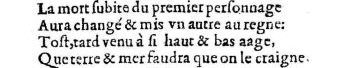 Nostradamus - Benoist Rigaud 1568