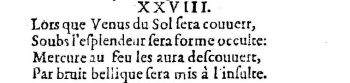 Nostradamus - Benoist Rigaud 1568