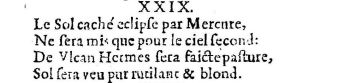 Nostradamus - Benoist Rigaud 1568