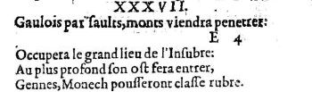 Nostradamus - Benoist Rigaud 1568