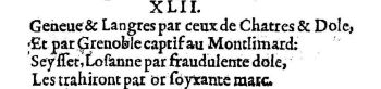 Nostradamus - Benoist Rigaud 1568