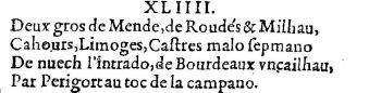 Nostradamus - Benoist Rigaud 1568