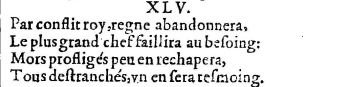 Nostradamus - Benoist Rigaud 1568