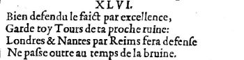 Nostradamus - Benoist Rigaud 1568