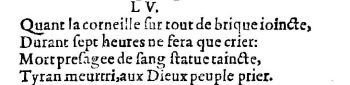 Nostradamus - Benoist Rigaud 1568