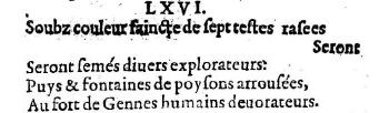 Nostradamus - Benoist Rigaud 1568