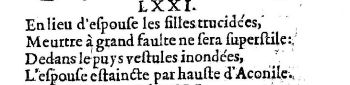 Nostradamus - Benoist Rigaud 1568