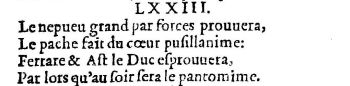 Nostradamus - Benoist Rigaud 1568