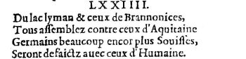 Nostradamus - Benoist Rigaud 1568