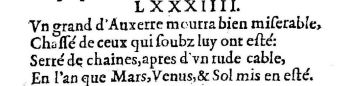 Nostradamus - Benoist Rigaud 1568