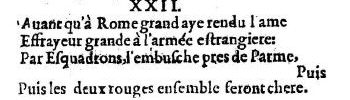 Nostradamus - Benoist Rigaud 1568