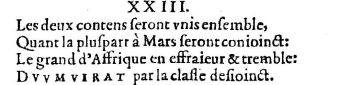 Nostradamus - Benoist Rigaud 1568