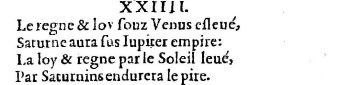 Nostradamus - Benoist Rigaud 1568