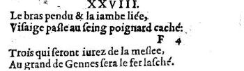 Nostradamus - Benoist Rigaud 1568