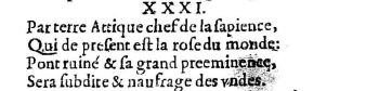 Nostradamus - Benoist Rigaud 1568