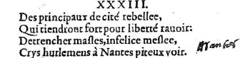 Nostradamus - Benoist Rigaud 1568