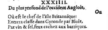 Nostradamus - Benoist Rigaud 1568