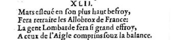 Nostradamus - Benoist Rigaud 1568