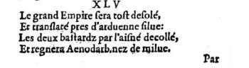 Nostradamus - Benoist Rigaud 1568