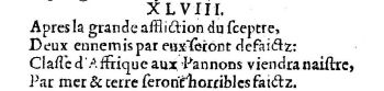 Nostradamus - Benoist Rigaud 1568