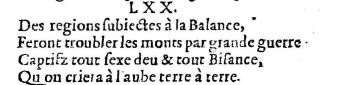Nostradamus - Benoist Rigaud 1568