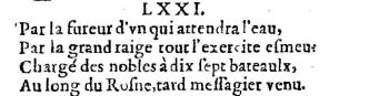 Nostradamus - Benoist Rigaud 1568