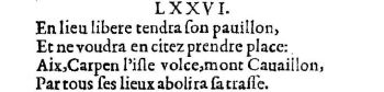 Nostradamus - Benoist Rigaud 1568