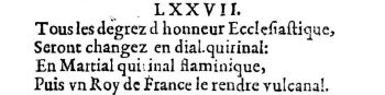 Nostradamus - Benoist Rigaud 1568