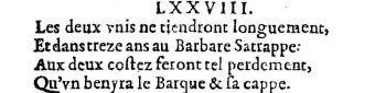 Nostradamus - Benoist Rigaud 1568