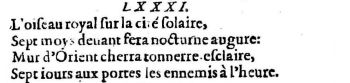 Nostradamus - Benoist Rigaud 1568