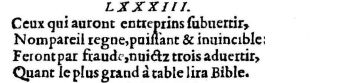 Nostradamus - Benoist Rigaud 1568