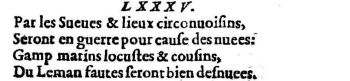 Nostradamus - Benoist Rigaud 1568