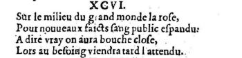 Nostradamus - Benoist Rigaud 1568